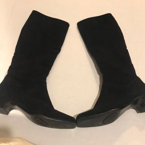 Vigotti Black Tall Suede like boots - Sz 8.5W
